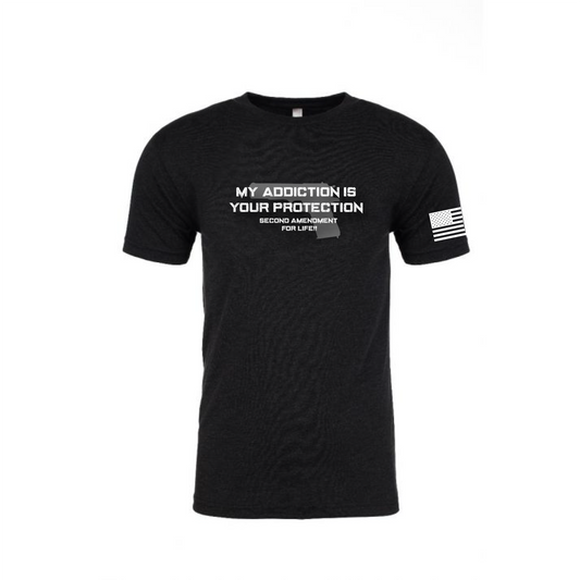 My Addiction is Your Protection 1911 T-Shirt